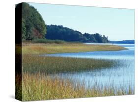 Salt Marsh Bordering the Royal River, Maine, USA-Jerry & Marcy Monkman-Stretched Canvas