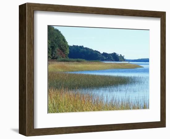 Salt Marsh Bordering the Royal River, Maine, USA-Jerry & Marcy Monkman-Framed Photographic Print