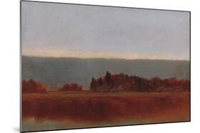 Salt Meadow in October, 1872-John Frederick Kensett-Mounted Giclee Print