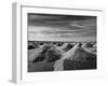 Salt Mine at Sambhar Lake, Sambhar, Rajasthan, India. Black and White Version-f9photos-Framed Photographic Print