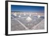 Salt Mounds Extracted from Salt Plains, Salar De Uyuni, Colchani, Bolivia, South America-Kim Walker-Framed Photographic Print