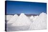 Salt Mounds Extracted from Salt Plains, Salar De Uyuni, Colchani, Bolivia, South America-Kim Walker-Stretched Canvas