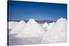 Salt Mounds Extracted from Salt Plains, Salar De Uyuni, Colchani, Bolivia, South America-Kim Walker-Stretched Canvas