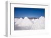 Salt Mounds Extracted from Salt Plains, Salar De Uyuni, Colchani, Bolivia, South America-Kim Walker-Framed Photographic Print