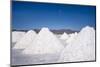 Salt Mounds Extracted from Salt Plains, Salar De Uyuni, Colchani, Bolivia, South America-Kim Walker-Mounted Photographic Print