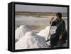 Salt Pan, Nippur, Iraq, Middle East-Nico Tondini-Framed Stretched Canvas