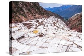 Salt Pans (Salinas De Maras), Maras, Near Cusco (Cuzco), Peru, South America-Matthew Williams-Ellis-Stretched Canvas