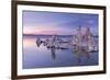 Salt Pillar Formations at Sunset, South Tufa, Mono Lake, California, USA-Adam Burton-Framed Photographic Print