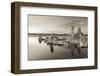 Salt Pillar Formations at Sunset, South Tufa, Mono Lake, California, USA-Adam Burton-Framed Photographic Print