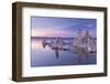 Salt Pillar Formations at Sunset, South Tufa, Mono Lake, California, USA-Adam Burton-Framed Photographic Print