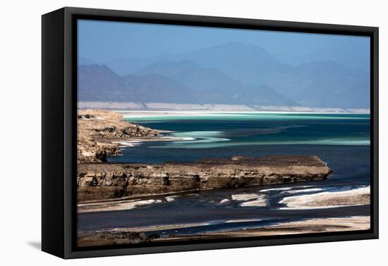 Salt Reserve Lake Assal, Djibouti, Africa-Renato Granieri-Framed Stretched Canvas