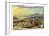 Salt: Salt Pans in the Mediterranean-null-Framed Giclee Print