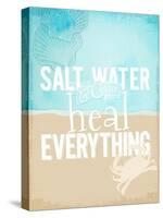 Salt Water Heals Everything-The Saturday Evening Post-Stretched Canvas