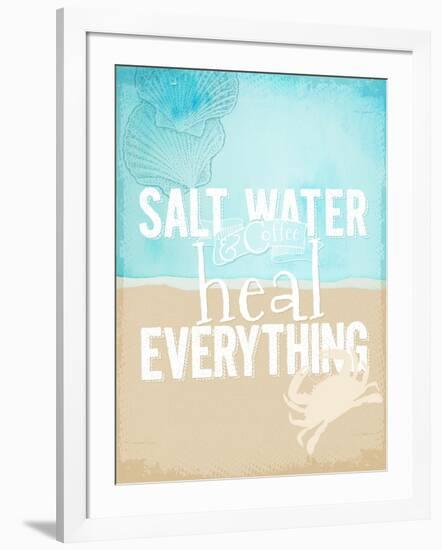 Salt Water Heals Everything-The Saturday Evening Post-Framed Giclee Print