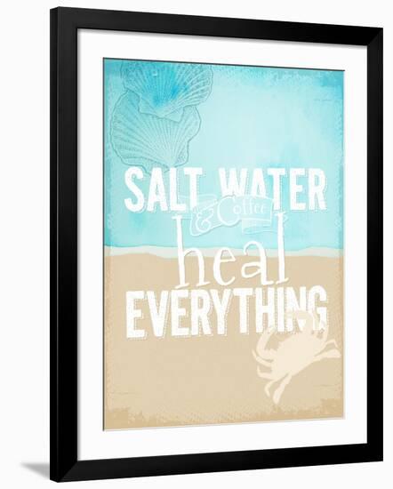 Salt Water Heals Everything-The Saturday Evening Post-Framed Giclee Print