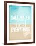 Salt Water Heals Everything-The Saturday Evening Post-Framed Giclee Print