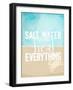 Salt Water Heals Everything-The Saturday Evening Post-Framed Giclee Print