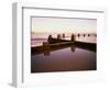 Salt Water Pool on the Beach, Coogee Beach, Sydney, Australia-null-Framed Photographic Print