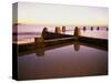 Salt Water Pool on the Beach, Coogee Beach, Sydney, Australia-null-Stretched Canvas