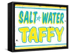 Salt Water Taffy-Retroplanet-Framed Stretched Canvas