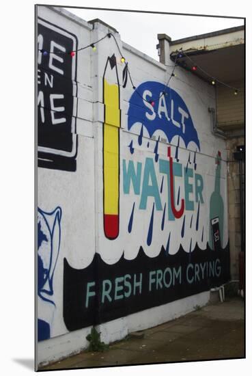 Salt Water-Banksy-Mounted Giclee Print