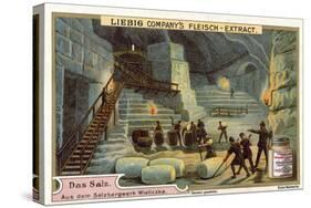 Salt: Wieliczka Salt Mine, Poland-null-Stretched Canvas