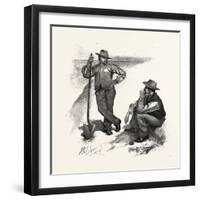 Salt Workers, Canada, Nineteenth Century-null-Framed Giclee Print