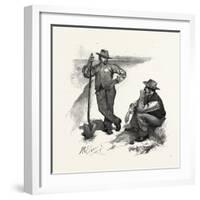 Salt Workers, Canada, Nineteenth Century-null-Framed Giclee Print