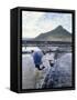 Salt Workers, Mauritius, Indian Ocean, Africa-Alain Evrard-Framed Stretched Canvas