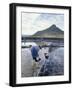 Salt Workers, Mauritius, Indian Ocean, Africa-Alain Evrard-Framed Photographic Print