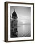 Saltair - Sunset, C.1920-25 (B/W Photo)-George Lytle Beam-Framed Giclee Print