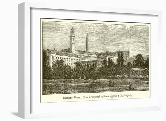 Saltaire Works-English School-Framed Giclee Print