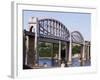 Saltash Railway Bridge Over River Tamar, Built by Brunel, Cornwall, England, United Kingdom-Tony Waltham-Framed Photographic Print