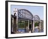 Saltash Railway Bridge Over River Tamar, Built by Brunel, Cornwall, England, United Kingdom-Tony Waltham-Framed Photographic Print