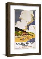 Saltburn Yorkshire-null-Framed Art Print