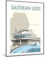 Saltdean Lido - Dave Thompson Contemporary Travel Print-Dave Thompson-Mounted Art Print