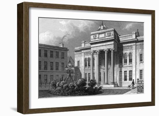 Salters Hall London-Thomas H Shepherd-Framed Art Print