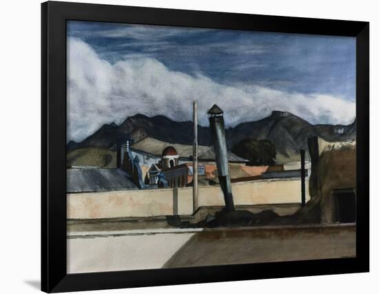 Saltillo Rooftops-Edward Hopper-Framed Giclee Print