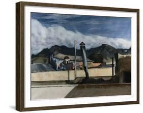 Saltillo Rooftops-Edward Hopper-Framed Giclee Print