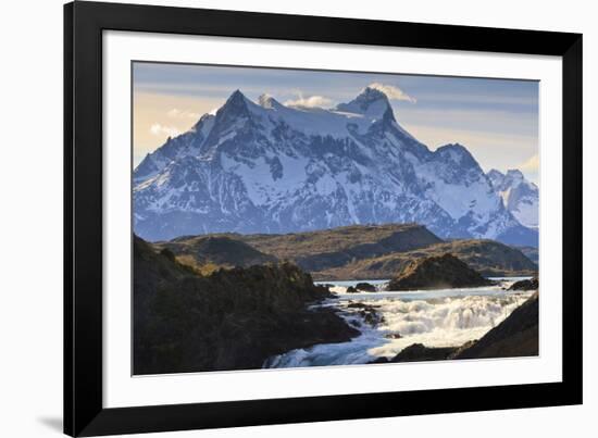 Salto Chico and Cordillera Del Paine, Torres Del Paine National Park, Patagonia-Eleanor Scriven-Framed Photographic Print