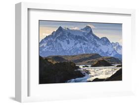 Salto Chico and Cordillera Del Paine, Torres Del Paine National Park, Patagonia-Eleanor Scriven-Framed Photographic Print