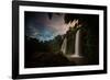 Salto Dos Hermanos Falls of the Iguazu Falls at Sunset-Alex Saberi-Framed Photographic Print