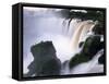 Saltos San Martin, Iguazu Falls, Argentina-Walter Bibikow-Framed Stretched Canvas