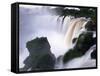 Saltos San Martin, Iguazu Falls, Argentina-Walter Bibikow-Framed Stretched Canvas