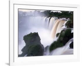 Saltos San Martin, Iguazu Falls, Argentina-Walter Bibikow-Framed Photographic Print