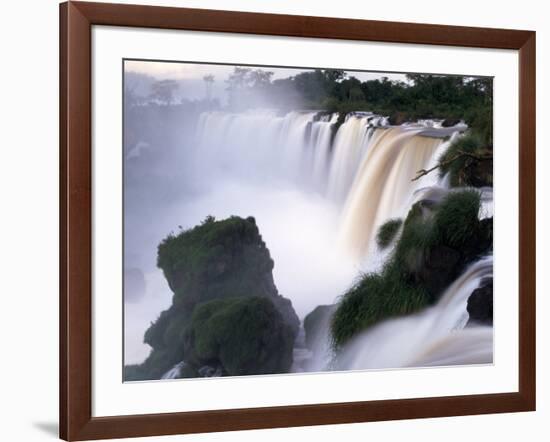 Saltos San Martin, Iguazu Falls, Argentina-Walter Bibikow-Framed Photographic Print