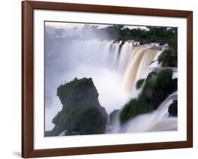 Saltos San Martin, Iguazu Falls, Argentina-Walter Bibikow-Framed Photographic Print