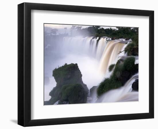 Saltos San Martin, Iguazu Falls, Argentina-Walter Bibikow-Framed Photographic Print