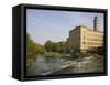 Salts Mill, UNESCO World Heritage Site, Saltaire, Near Bradford, Yorkshire, England, United Kingdom-Rolf Richardson-Framed Stretched Canvas