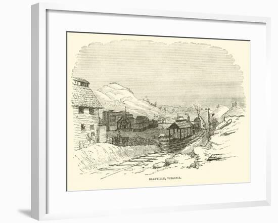 Saltville, Virginia, December 1864-null-Framed Giclee Print